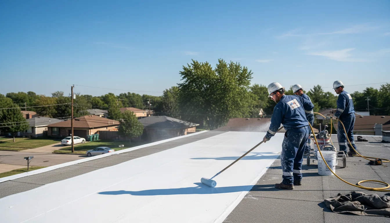 Commercial roof coating in Mcmechen, WV near me